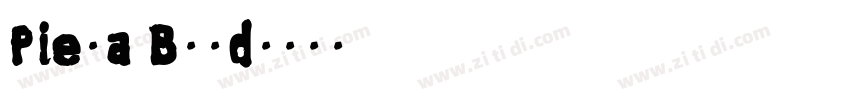 Pieta Bold字体转换